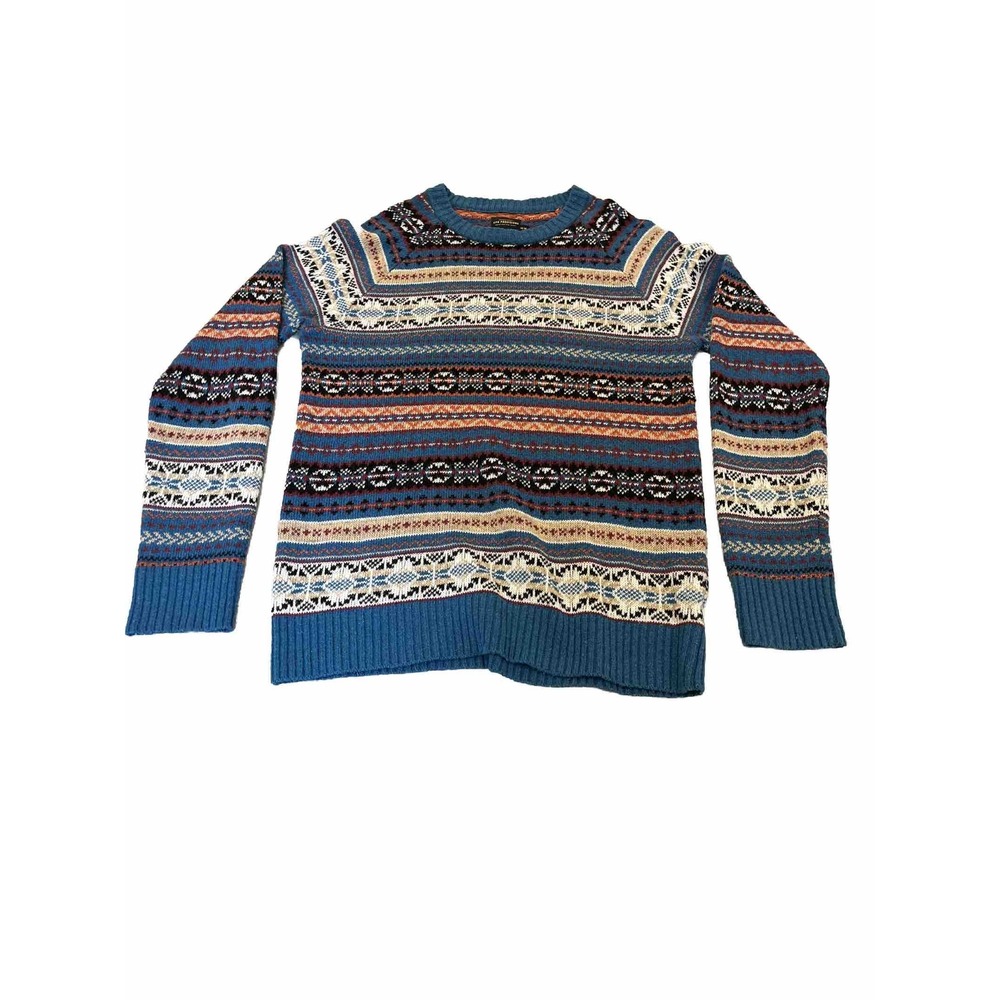 CPO Provisions Shpment Supply Men Long Sleeve Sweater Acrylic Lambswool Size M